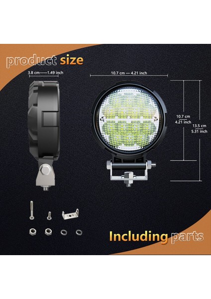 Yuvarlak LED Dağınık Işık Kapsülleri 2pcs 4 Inç 140W LED Yol LED Iş Işıkları Hendek Lambası Lambası Su Geçirmez Atv Işıkları (Yurt Dışından) indirimleri