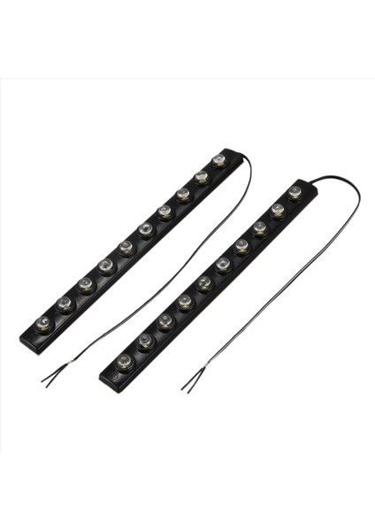 12 x 20W Gündüz Koşu Işıkları Otomatik Drl LED Sürüş Işıkları 10 Cob LED Araç Bağlığı 200LM Dc 12V (Beyaz Işık) (Yurt Dışından) fiyatları