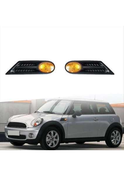 1paır Yan Indüsü Işık Trım Panel 63137260201 63137260202 Bmw Mini R55 R56 R57 R58 R59 07-15 Fender Dönüş Sinyali (Yurt Dışından) fırsatları