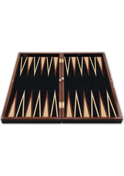 Cafe Koyu Venge Tavla Takımı Ahşap Malzeme İle Şık Tasarım 2 Parça