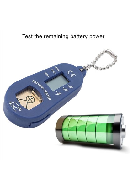 Kalan Pil Gücünü Kontrol Etmek Için 4x Düğme Pil Test Cihazı Anahtarlık Cep Taşınabilir ve Hafif Pil Test Cihazı (Yurt Dışından) modelleri