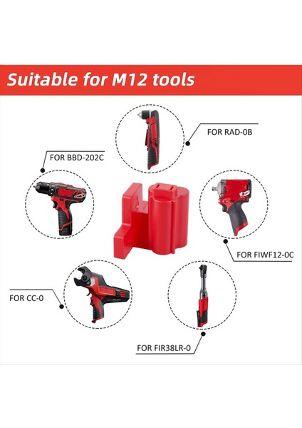 4 Pc Araçları Güç Pil Montajları Milwaukee Için Depolama M12 12V Tutucu Matkap Araçları Tutucu Duvar Montajı Depolama Braket Taban (Yurt Dışından) fırsatları