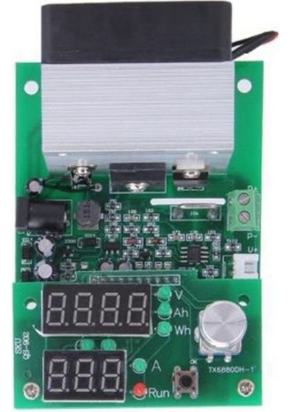 99A 60W 30V Sabit Akım Yük Deşarjı Pil Kapasite Test Cihazı Ikili LED Dijital Fan Modülü (Yurt Dışından)