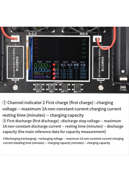 8 Kanal 18650 Lityum Pil Kapasite Test Cihazı Modülü Mah Mwh Kapasite Bölümü Iç Direnç Ölçüm Modülü (Yurt Dışından) indirimleri