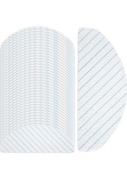 Ecovacs T9 T9+ T8 T8+ T8 Aıvı N8 N8 Pro N8 Pro+ Robot Süpürge Için 100 Adet Tek Kullanımlık Paspas Pedi Yedek Paspas Bezi Pedi (Yurt Dışından)