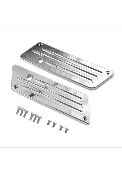 Gümüş Motosiklet Saddle Bag Toka Kapağı Harley Street Road Glide Için Profesyonel Saddlegag Kapakları 1993-2013 (Yurt Dışından) modelleri