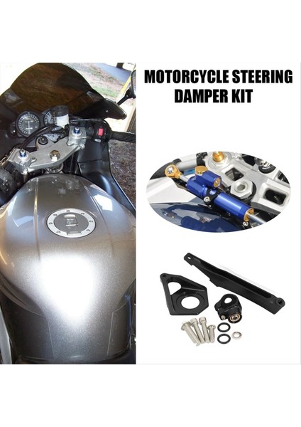 Yamaha Yamaha Yzf-R6 YZF600 2003 2004 2005 Gümüş Için Motosiklet Direksiyon Sabitleyici Damper Montaj Seti (Yurt Dışından) modelleri