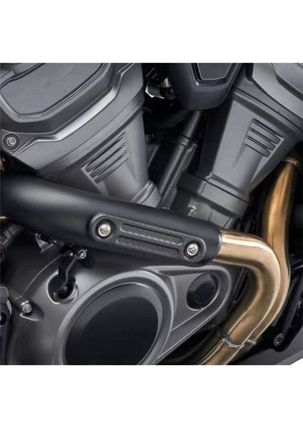 Harley Pan America Için 1250 S RA1250S PA1250 2021 2022 Karbon Fiber Motosiklet Egzoz Kalkanı Ekleme Kapak Aksesuarları (Yurt Dışından) modelleri