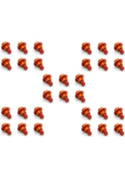 30X Ktm Sx Sxf Excf Excf Xc Xcf Xcw Xcfw 65 125 150 250 350 450 525 530 (Turuncu) (Yurt Dışından)