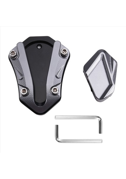 Motosiklet Kickstand Pedal Yan Stand Ayak Desteği Uzantı Zontes 368G Için Ped (Yurt Dışından)