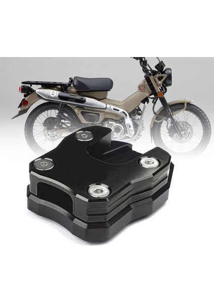 Motosiklet Tarafı Stand Pad Plaka Kickstand Büyüteç Destek Uzantısı Honda CT125 Hunter Cub 2020 (Yurt Dışından) modelleri