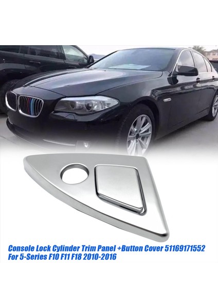 Araba Konsolu Kilit Silindir Trim Kapak+Düğme 51169171552 Bmw Için 5 Serisi F10 F11 F18 10-16 Koltuk Kökeni Anahtar Bant (Yurt Dışından) fiyatları