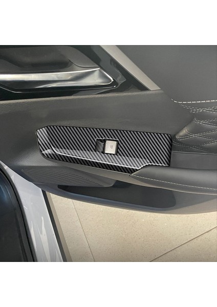 4pcs Araba Kapı Pencere Kaldırma Düğmesi Paneli Kapak Iç Kapı Panelleri Mitsubishi Outlander Için Kaplama 2022+ Lhd B (Yurt Dışından) indirimleri