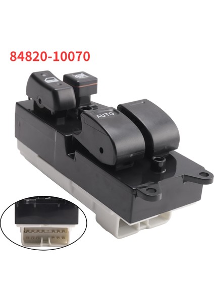 84820-12360 84820-10070 84820-12361 84820-12400 Pencere Kontrol Anahtarı Toyota Corolla 1997-2000 Için Elektrikli Pencere Anahtarı (Yurt Dışından)