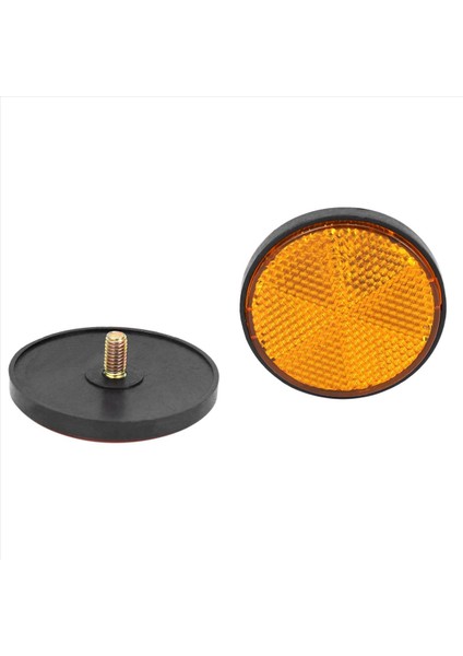40PCS 2 Inç Yuvarlak Turuncu Reflektör Motosiklet Atv Kir Bisikleti Için Evrensel (Yurt Dışından)