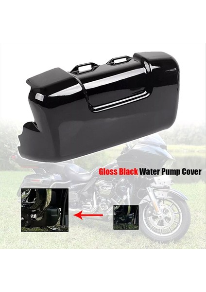 Parlak Siyah Su Pompası Kapağı Harley Tri Glide Ultra Flhtcutg 2017-2023 (Yurt Dışından) modelleri