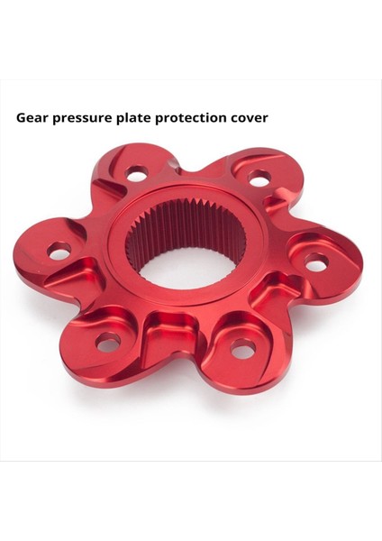 Motosiklet 6 Delik Arka Frak Hub Taşıyıcı Flanş Kapak Dişli Kapağı Ducati Panigale 1199 1299 V2 Modifiye Kapak A (Yurt Dışından) modelleri