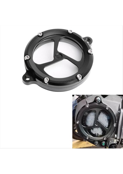 Motosiklet Şeffaf Debriyaj Diski Kapağı Yağ Sızıntısı Önleme Motoru Yan Kapak Honda Cross Cub CC110 Aksesuarları (Yurt Dışından) fırsatları