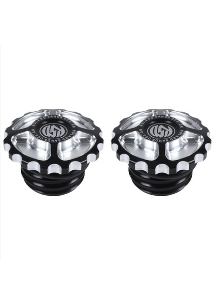 2x Motosiklet Cnc Alüminyum Yakıt Gaz Deposu Sportster Xl Için Dekoratif Yağ Kapağı 1200 883 X48 Dyna (Yurt Dışından)