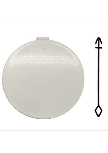 51117378591 Araba Ön Tampon Çekme Kanca Kapağı Bmw X5 F15 2013-2018 Beyaz (Yurt Dışından)