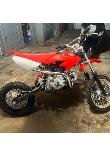 CRF50 Plastik Kiti Çukur Bisiklet Parçaları Fairings Crf 50 Xr 50 Ssr 110 107 125 MX650 MX500 Piranha Baja Kırmızı+Beyaz (Yurt Dışından) fiyatları