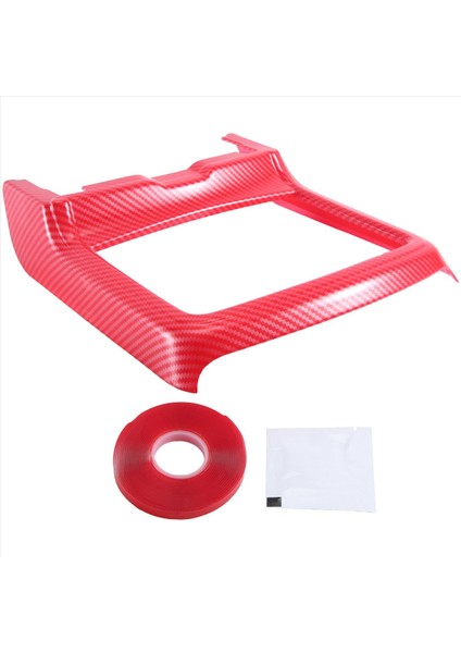 Araç Iç Modifikasyon Ön Drenaj Bardağı Çerçeve Bardağı Tutucu Dekoratif Kapak Dodge Charger 2016-21 Için Kırmızı Karbon Desen (Yurt Dışından) fiyatları