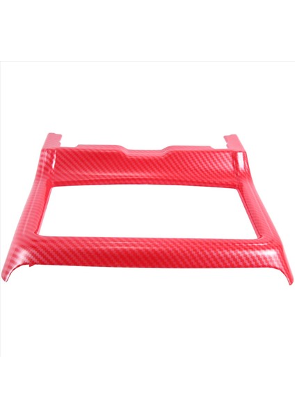 Araç Iç Modifikasyon Ön Drenaj Bardağı Çerçeve Bardağı Tutucu Dekoratif Kapak Dodge Charger 2016-21 Için Kırmızı Karbon Desen (Yurt Dışından) fırsatları