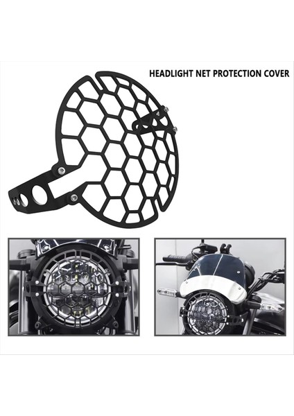 Motosiklet Far Koruma Kapağı Kawasaki Eliminator 500 Aksesuar Için Motosiklet Koruma Grill Grille (Yurt Dışından) fiyatları