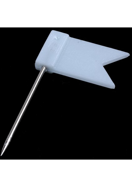 100 Bayrak Şekli Harita Pimleri Bildirim Tahtası Çizim Pimleri Itme Pimi Beyaz (Yurt Dışından) indirimleri