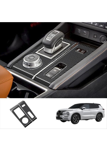 2pcs Karbon Fiber Merkezi Dişli Vites Paneli Kontrol Paneli Mitsubishi Outlander 2022+ Rhd Için Çıkartma Iç Modifikasyonu (Yurt Dışından) fiyatları