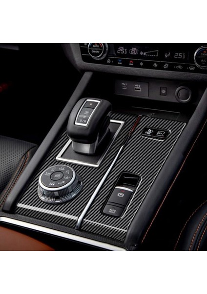 2pcs Karbon Fiber Merkezi Dişli Vites Paneli Kontrol Paneli Mitsubishi Outlander 2022+ Rhd Için Çıkartma Iç Modifikasyonu (Yurt Dışından) modelleri