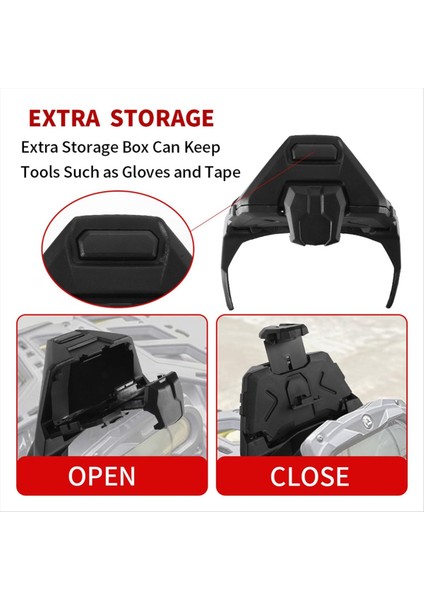 Can-Am Outlander Için Cihaz Tutucu 500 650 800 1000 L Maks Tele Tablet Gps Tutucu Depolama Kutusu ile Montaj (Yurt Dışından) fırsatları