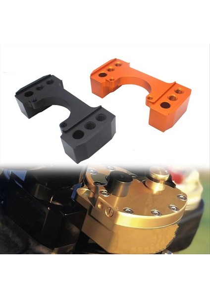 Motosiklet Direksiyon Damper Montaj Gidon Yükseltici Kiti 790 Adventure 890 Macera 790/890 Adv 2019-2022 (Siyah) (Yurt Dışından) indirimleri
