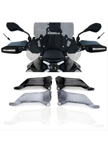 Motosiklet Aksesuarları Handguard El Kalkanı Koruyucu Bmw R 1300GS R1300 Gs R1300GS 2023 2024 Şeffaf (Yurt Dışından) modelleri