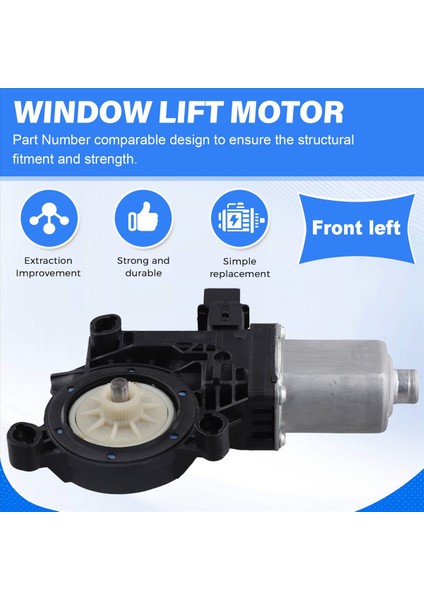 Skoda Fabia Için 2011-2014 Araba Penceresi Asansör Motor Penceresi Cam Kaldırıcı Motor 6R0959801 Sol Sol (Yurt Dışından) fırsatları