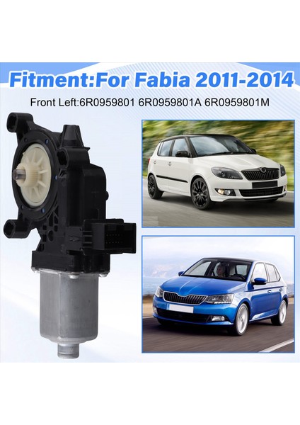 Skoda Fabia Için 2011-2014 Araba Penceresi Asansör Motor Penceresi Cam Kaldırıcı Motor 6R0959801 Sol Sol (Yurt Dışından) indirimleri