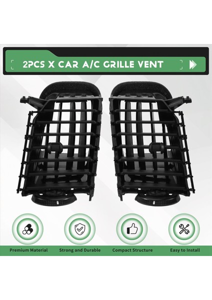 Toyota Fortuner Vigo Hilux 2008-2014 Için Araba Ön Gösterge Tablosu Merkez A/c Grille Havalandırma Klima Çıkışı (Yurt Dışından) fırsatları