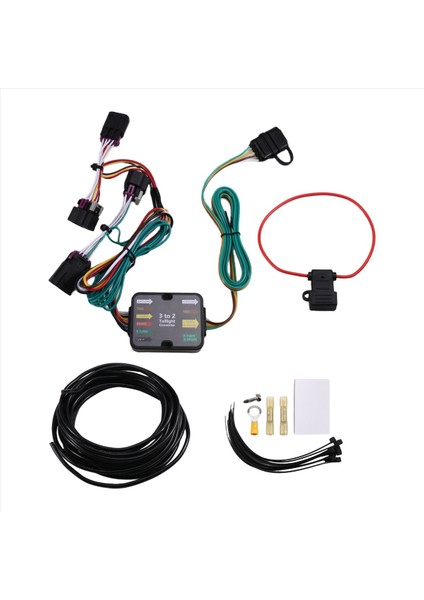 4 Pin Römork Kablo Kablo Demeti Kiti Ram Promaster Için 1500 2500 3500 2014-2023 4-Yollu Römork Konektörü Fişini Değiştir 56478 (Yurt Dışından)