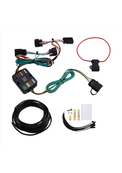 4 Pin Römork Kablo Kablo Demeti Kiti Ram Promaster Için 1500 2500 3500 2014-2023 4-Yollu Römork Konektörü Fişini Değiştir 56478 (Yurt Dışından) modelleri