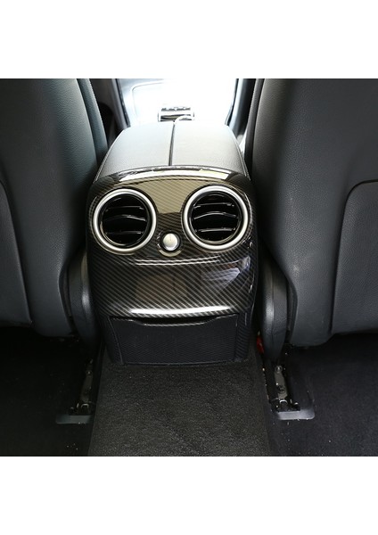 2pcs Abs Karbon Mercedes Benz W205 C Sınıf C Sınıfı 2015-2018 Araç Aksesuarları Arka Klima Havalandırma Kapağı Döşeme (Yurt Dışından) modelleri