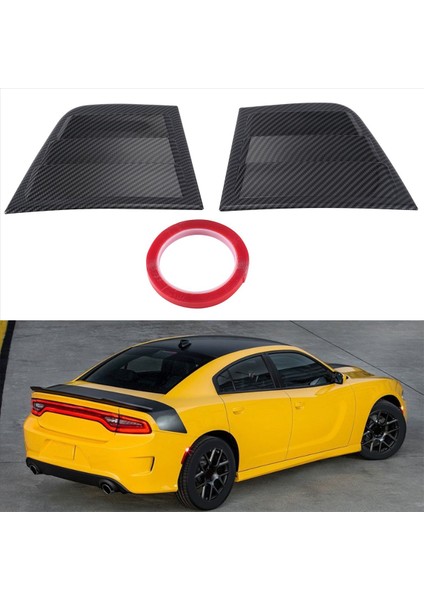 Dodge Warhorse Için Araba Dış Yan Havalandırma Arka Yan Pencere Paneli 2011-2021 Panjurlar Tam Karbon Fiber Desen (Yurt Dışından) fiyatları