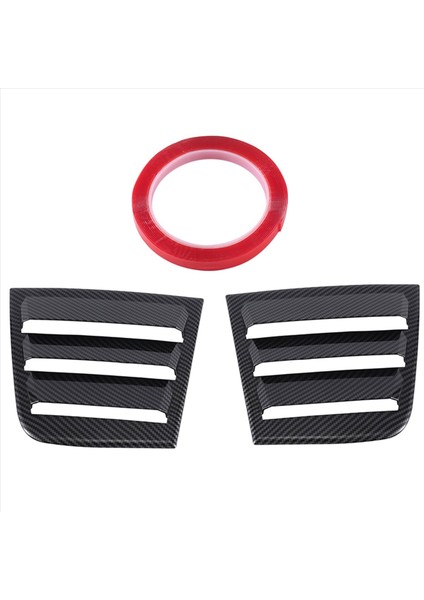 Dodge Warhorse Için Araba Dış Yan Havalandırma Arka Yan Pencere Paneli 2011-2021 Panjurlar Tam Karbon Fiber Desen (Yurt Dışından) indirimleri