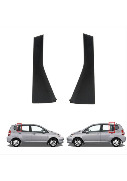 Arka Kapı Dış Sütun Garnitif Trim Paneli Pencere C Sütun Kapağı Honda Fit Caz Gd1 Gd3 72721-SAG-H00 72761-SAG-H00 (Yurt Dışından) fiyatları
