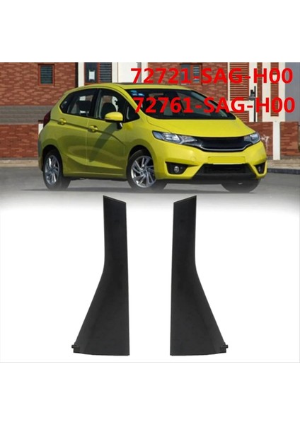 Arka Kapı Dış Sütun Garnitif Trim Paneli Pencere C Sütun Kapağı Honda Fit Caz Gd1 Gd3 72721-SAG-H00 72761-SAG-H00 (Yurt Dışından) modelleri