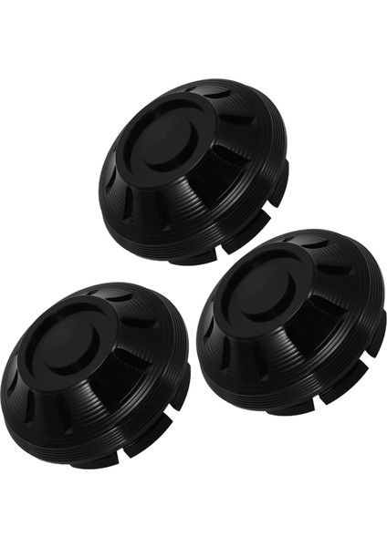3x Motosiklet Hubcaps Tekerlek Tarafı Kapakları Vespa Gts Için Cnc Alüminyum Gtv Sprint Primavera Lx S 150 250 300 (Siyah) (Yurt Dışından)