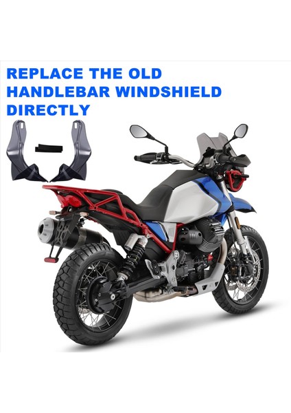 Motosiklet Aksesuarları Handguard Uzantıları Moto Guzzi V85TT V 85 Tt 2019-2023 Duman Gri (Yurt Dışından) indirimleri