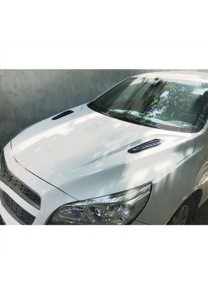 4pcs Araba Simülasyon Köpekbalığı Hava Havalandırma Evrensel Parlak Siyah Spor Hava Akışı Havalandırma Bonnet Kaput Kapağı Döşeme (Yurt Dışından) modelleri