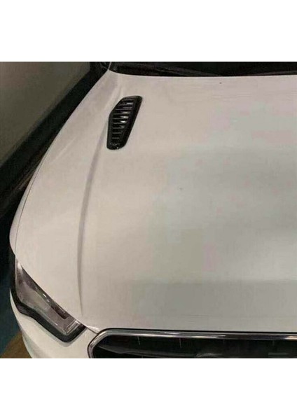 4pcs Araba Simülasyon Köpekbalığı Hava Havalandırma Evrensel Parlak Siyah Spor Hava Akışı Havalandırma Bonnet Kaput Kapağı Döşeme (Yurt Dışından) indirimleri