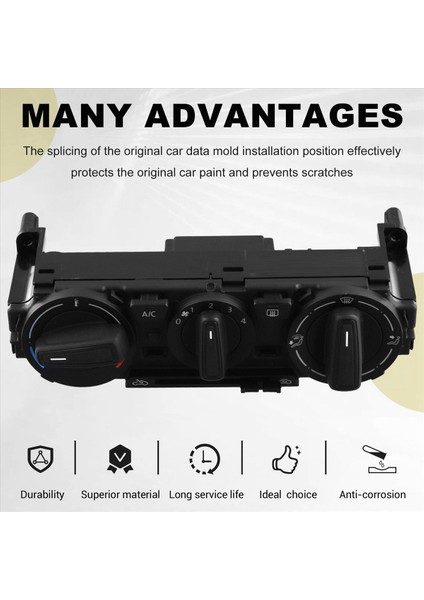 34D820045E Car Kılavuzu Klima Klima Klima Kontrol Paneli Birimi Vw Jetta 2013-2025 34D820045C (Yurt Dışından) indirimleri