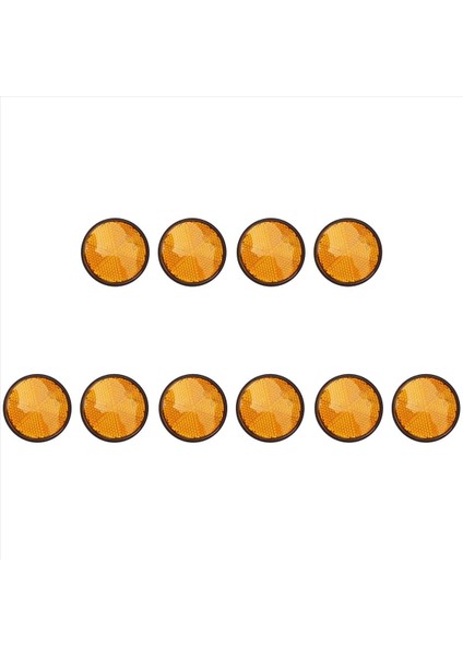 Motosiklet Atv Kir Bisikleti Için 10PCS 2 Inç Yuvarlak Turuncu Reflektör Evrensel (Yurt Dışından) fiyatları